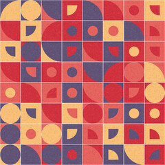 Abstract Geometric Pattern generative computational art illustration