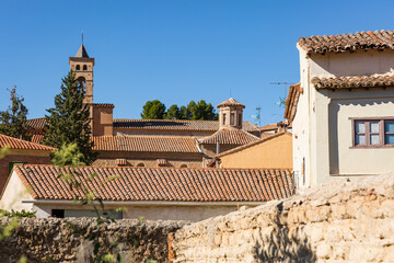 a view of Velilla de Jiloca, province of Zaragoza, Aragon, Spain