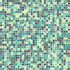 Abstract Geometric Pattern generative computational art illustration