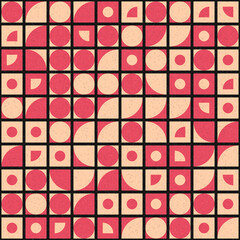 Abstract Geometric Pattern generative computational art illustration