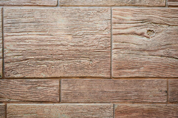 tiles with wood texture, brown color close-up