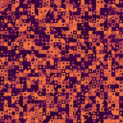 Abstract Geometric Pattern generative computational art illustration