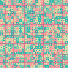 Abstract Geometric Pattern generative computational art illustration