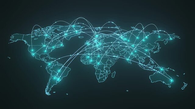 World Map connections