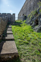 ruins of the castle in corfu