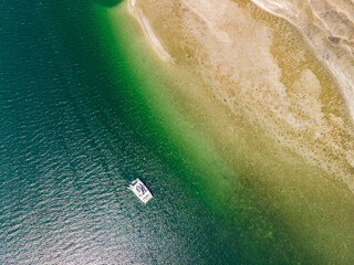 aerial views at Las perlas, panama 