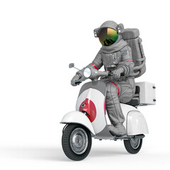 astronaut the delivery guy © DM7