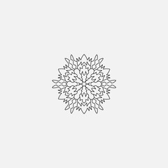 Mandala Coloring book, wallpaper design, tile pattern, shirt, greeting card, sticker, lace pattern and tattoo. decoration for interior design. Vector ethnic oriental circle ornament. white background