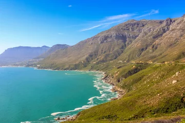 Foto auf Leinwand Hout bay beach along Chapman's peak drive in Cape Town © shams Faraz Amir