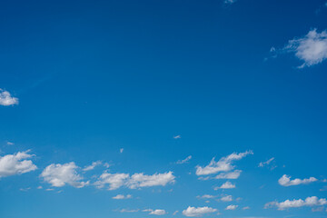 Obraz na płótnie Canvas Blue sky and clouds background