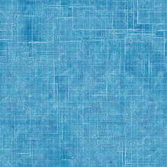 Seamless bright blue blueprint pattern for textile and print. High quality illustration. Technical engineering blue-print draft design. Graphic motif for background, wallpaper, or surface design print