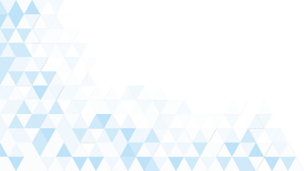 Simple background image of blue triangle