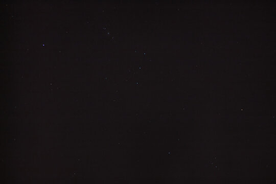 Cinturon de Orion en el cielo nocturno de Chile.