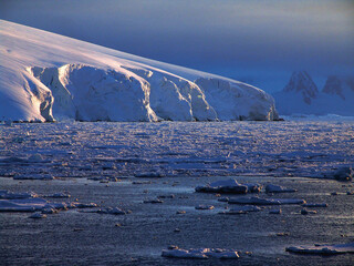 Glacier in Antartida