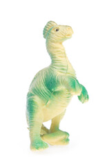 Apatosaurus made out of plastic. dinosaur toy isolated on white background © cloud7days