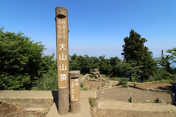 Obraz premium 神奈川県の丹沢の大山の登山