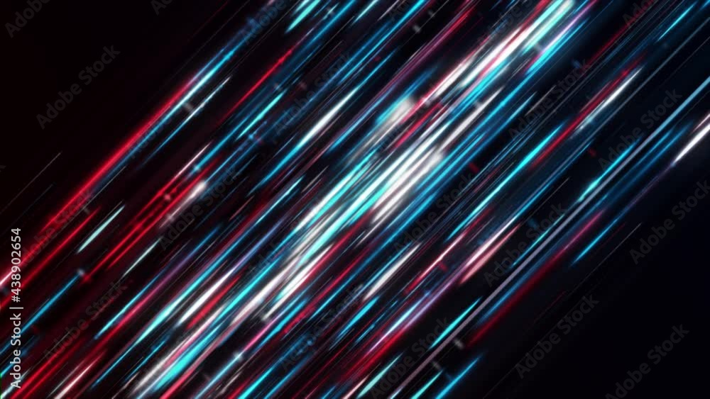 Poster abstract visualization of digital information flow on black background, seamless loop. animation. bl