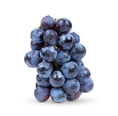 blue grape  isolated on white