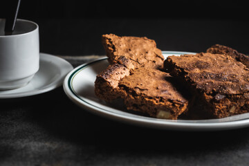 brownies postre de chocolate y dulce de leche!!!