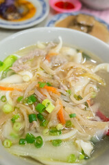 pork, pickled mustard green noodles
