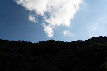 山と空