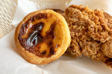 egg tarts in fast food