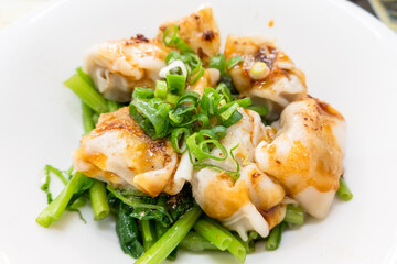 spicy wontons food