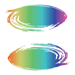 Colorful Brushes Scratch. Watercolor Handwritten. Grungy Design. Colorful Stroke Isolated. Ink Japanese. Brushstroke Abstract. Grungy Collection. Set Distress. Stroke Background.