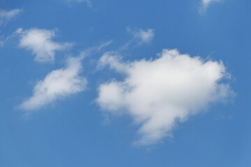 Naklejka na ściany i meble white clouds in the sky
