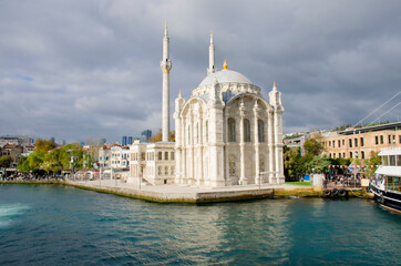 Fototapeta na wymiar landscape sights city Istanbul view from the sea