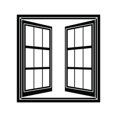 window icon. Architectural elements. vector illustration