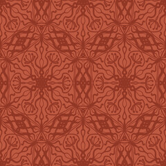 Decorative seamless hand-drawn pattern. Modern stylish texture. Textile design. Interior decor.