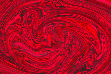 Dark Red vector background with lava shapes. Creative geometric illustration in marble style