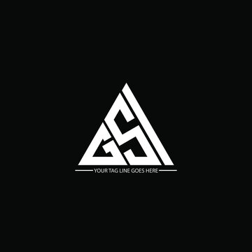 G S I letter logo abstract creative design. G S I unique design