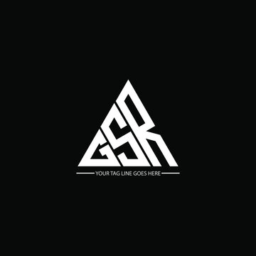 G S R letter logo abstract creative design. G S R unique design