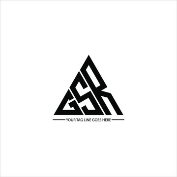 G S R letter logo abstract creative design. G S R unique design
