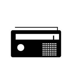 Obraz premium Radio icon design. illustration on white 