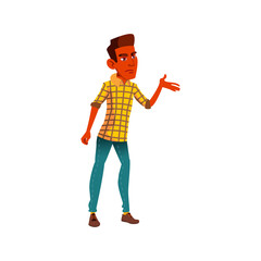 sad guy asking mother where his phone cartoon vector. sad guy asking mother where his phone character. isolated flat cartoon illustration