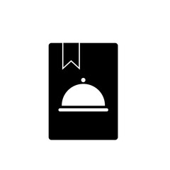 Recipe book icon. Recipe book linear symbol design