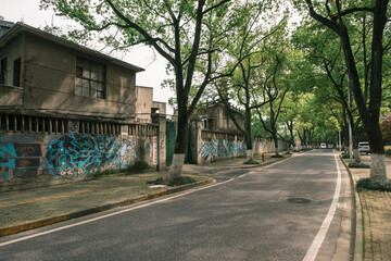 Early summer scenery of Guishan Park in Hanyang, Wuhan, Hubei, China