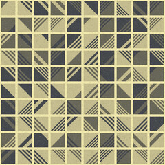 Abstract Geometric Pattern generative computational art illustration