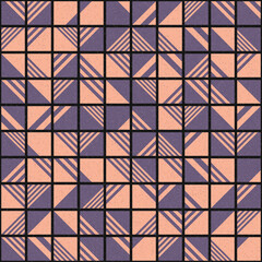 Abstract Geometric Pattern generative computational art illustration