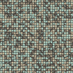 Fototapeta premium Abstract Geometric Pattern generative computational art illustration