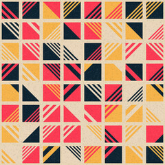 Abstract Geometric Pattern generative computational art illustration