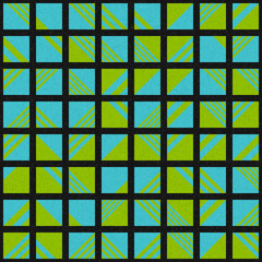 Abstract Geometric Pattern generative computational art illustration