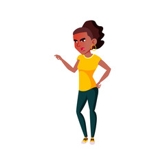 young lady screaming at child in room cartoon vector. young lady screaming at child in room character. isolated flat cartoon illustration