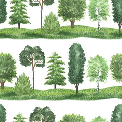 Fototapeta na wymiar Pattern of trees