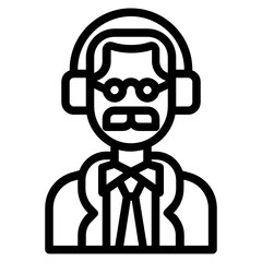 Avatar line icon