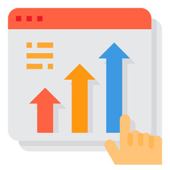 Analytics flat icon