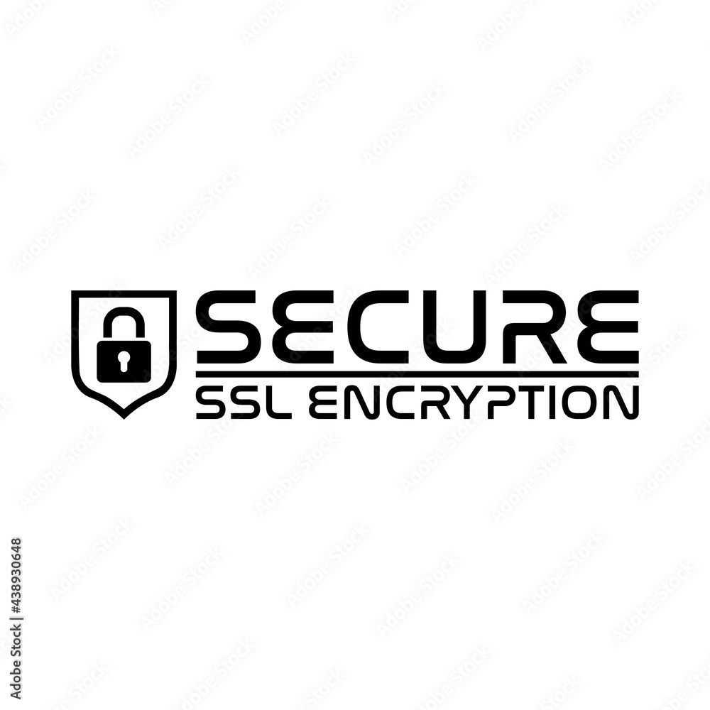 Poster ssl encryption icon isolated on white background